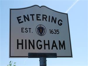 Entering Hingham